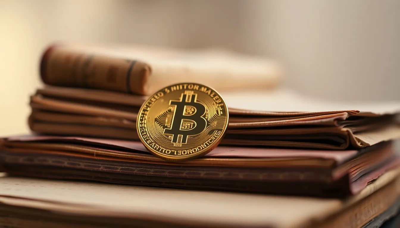 비트코인 프라이버시와 관련된 디지털 보안 개념 이미지