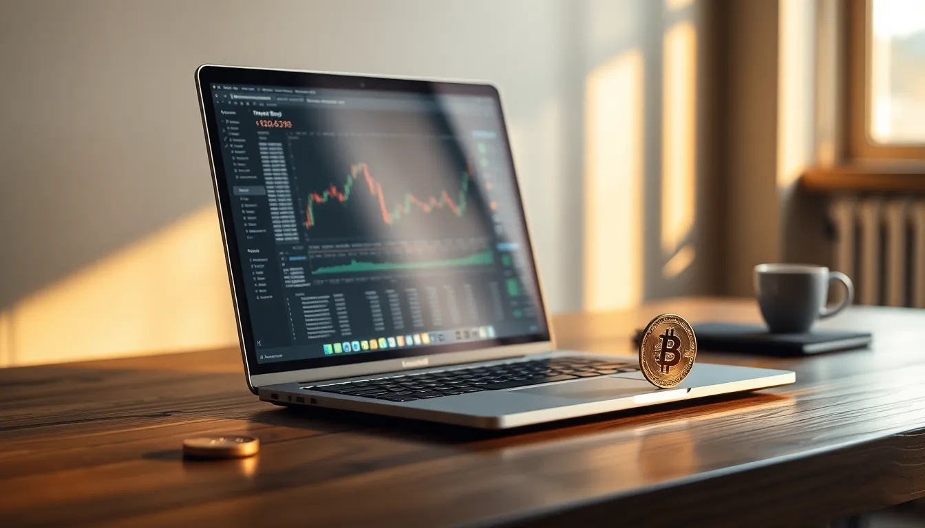 비트코인 차트와 금융 그래프