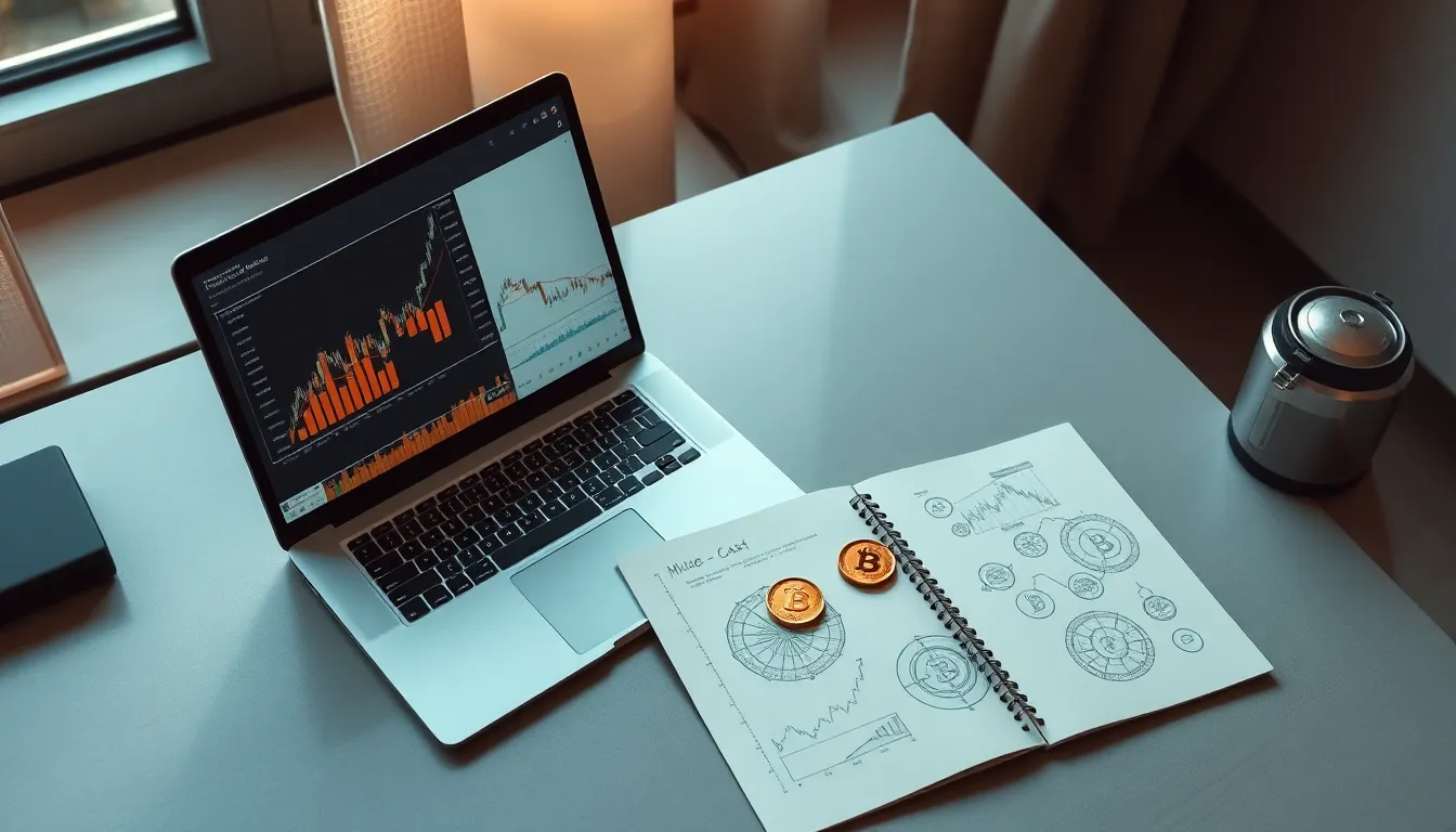 비트코인 시장 성장과 가상화폐 생태계의 복잡성을 보여주는 이미지