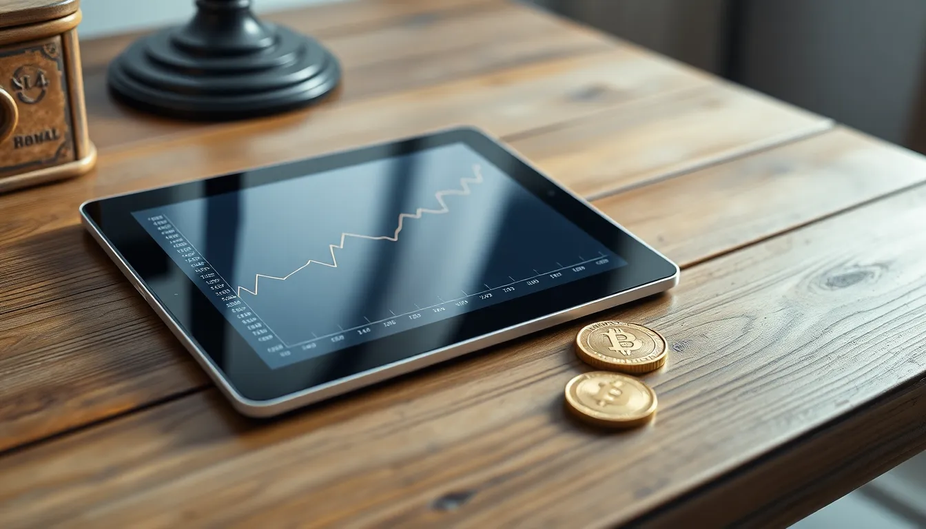 비트코인과 블록체인 기술을 상징하는 추상적인 디지털 이미지