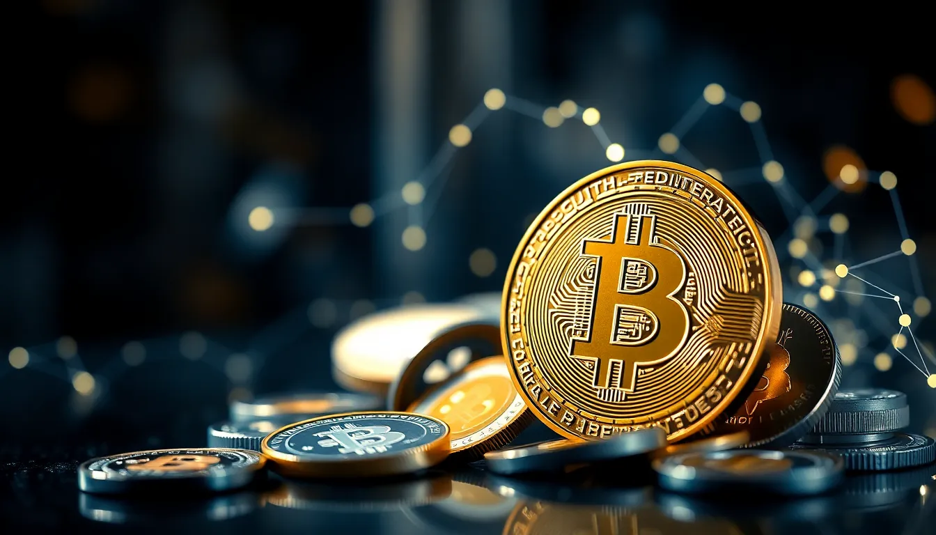 비트코인 채굴 과정과 블록체인 네트워크 이미지