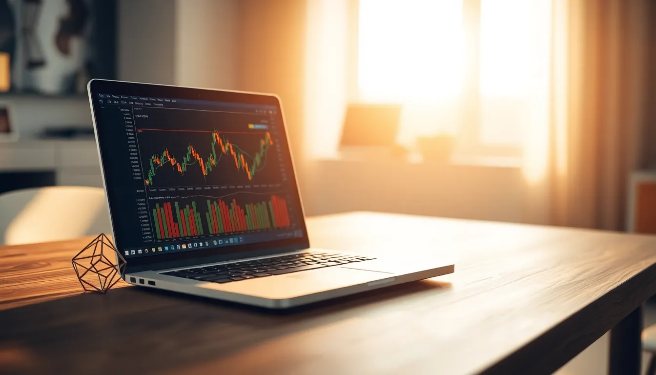 비트코인 차트와 금융 시장 흐름을 나타내는 이미지